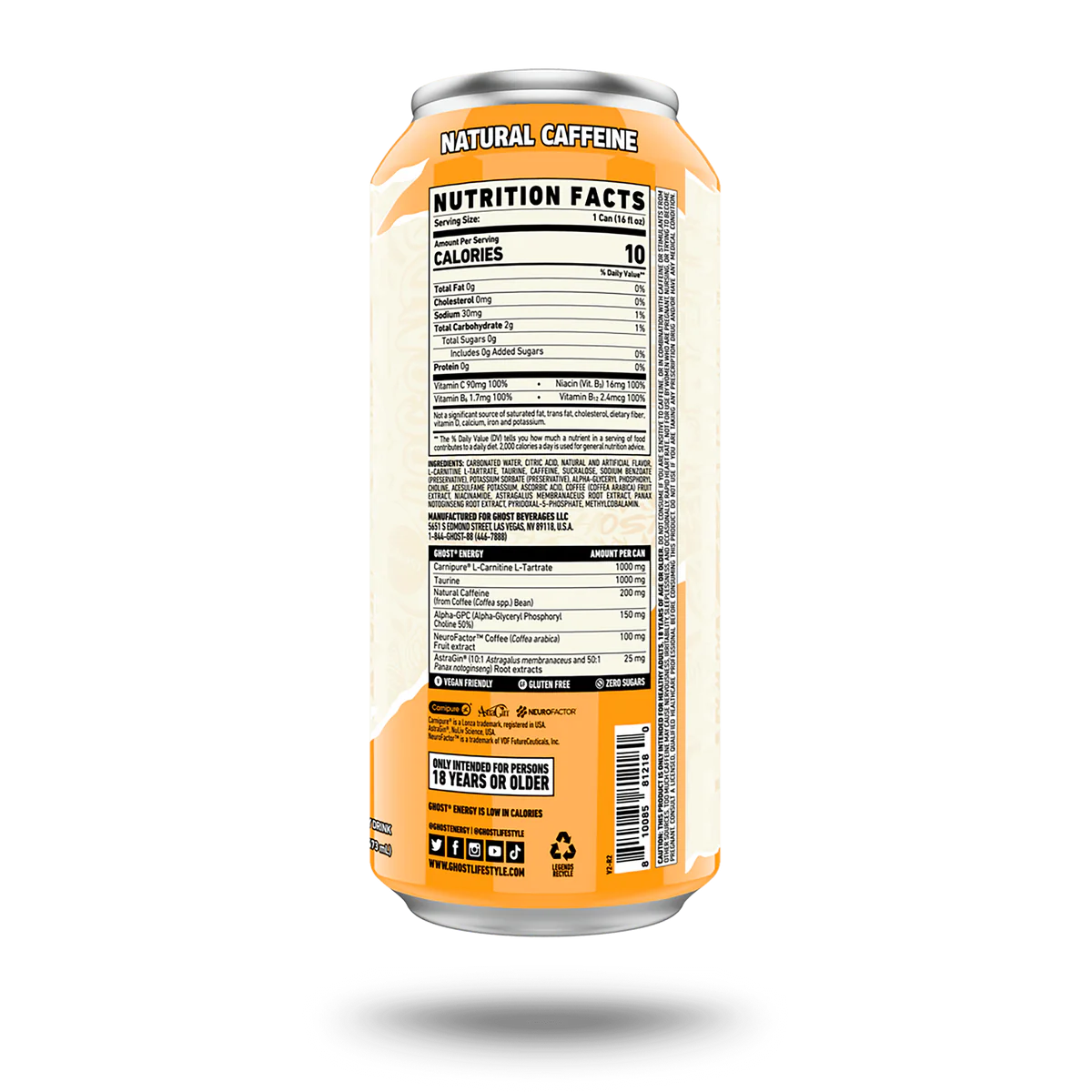 GHOST® ENERGY - Orange Cream
