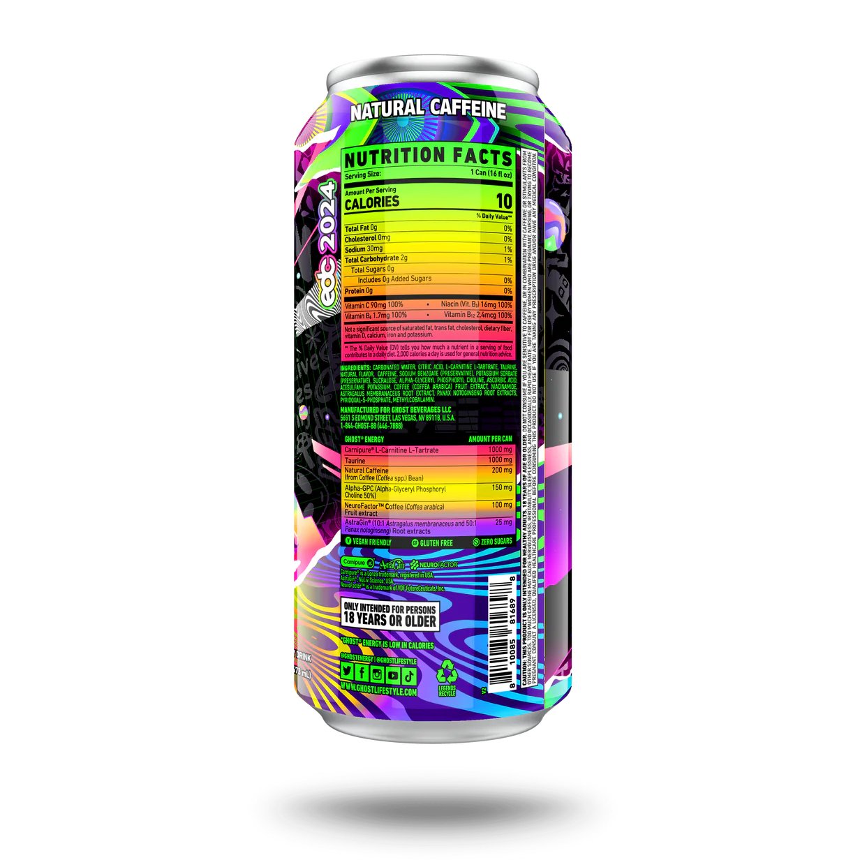 GHOST® ENERGY - Electric Lemonade