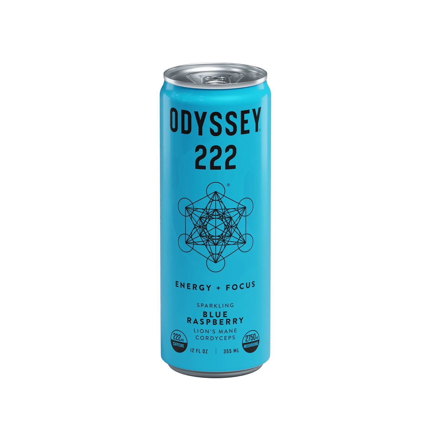 Odyssey Elixir - Blue Raspberry 222 Sparkling Energy Drink