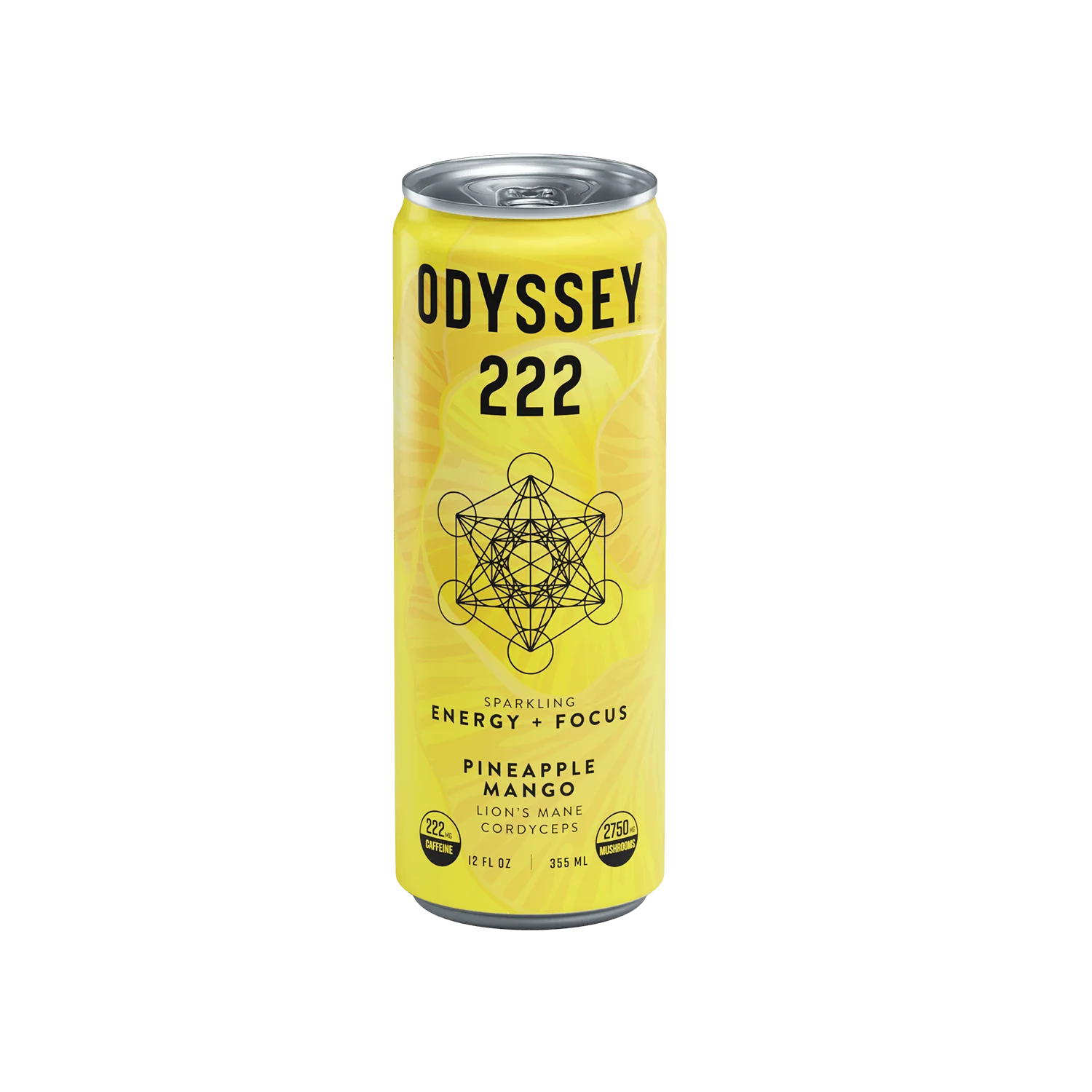 Odyssey Elixir - Pineapple Mango 222 Sparkling Energy Drink